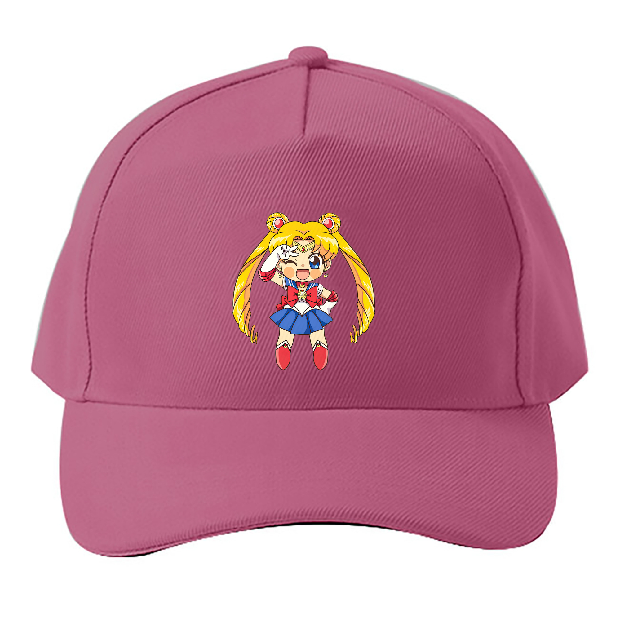 （画像用） 美少女戦士セーラームーン 月野 うさぎ つきの うさぎ Sailor Moon Tsukino Usagi ベースボールキャップ 綿100％ 男女兼用 帽子 スポーツ